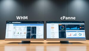 comparação WHM cPanel
