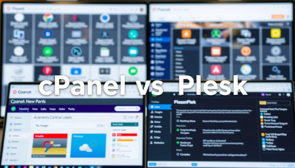 facilidade de uso cPanel Plesk facilidade de uso cPanel Plesk